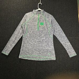 Under Armour Notre Dame Fighting Irish Quarter Zip Pullover‎ Sweatshirt Heatgear